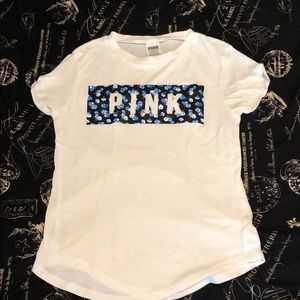 3 FOR $20 // PINK white tee